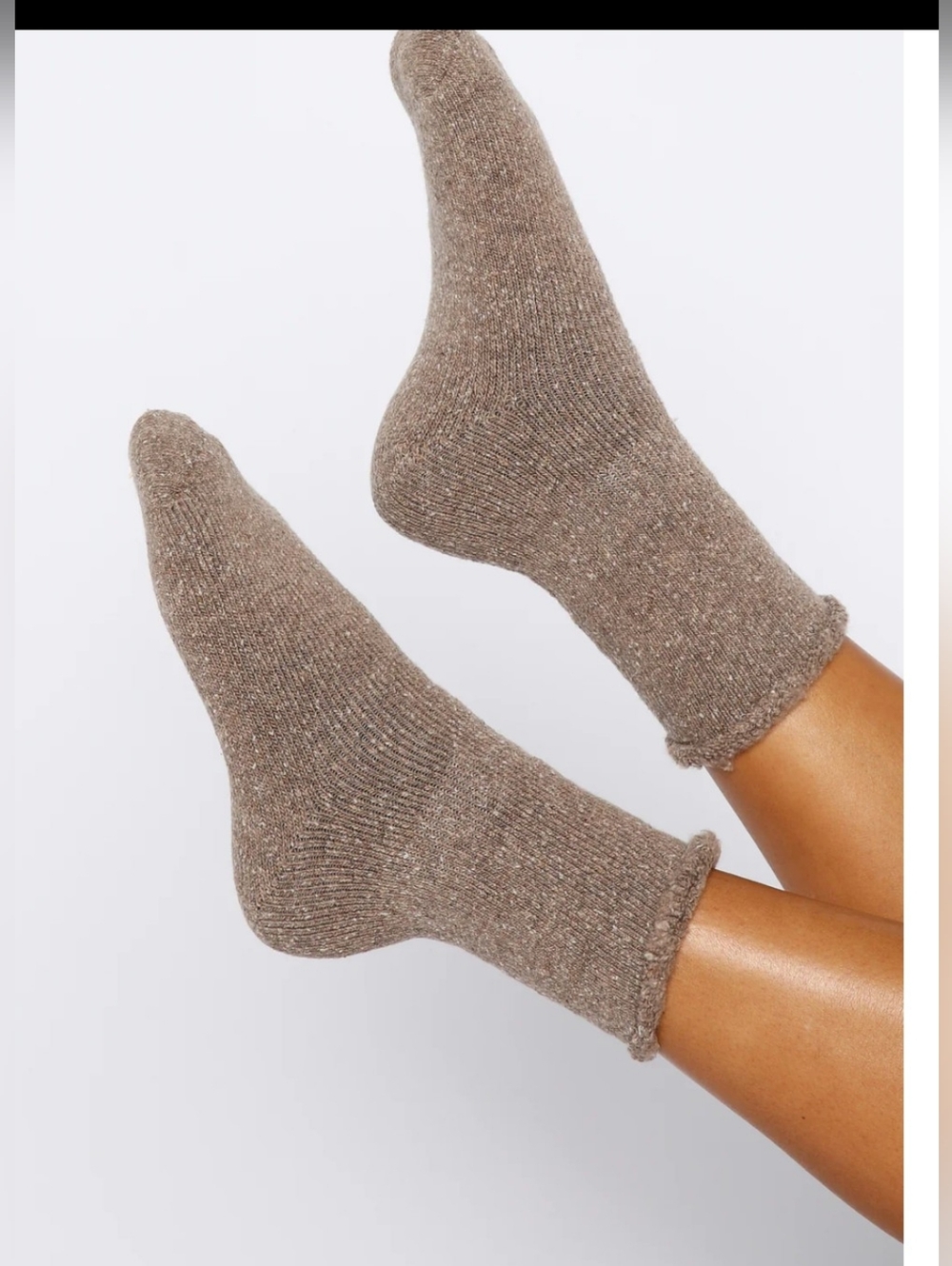 Bracken Socks from White Fox One Size Mocha